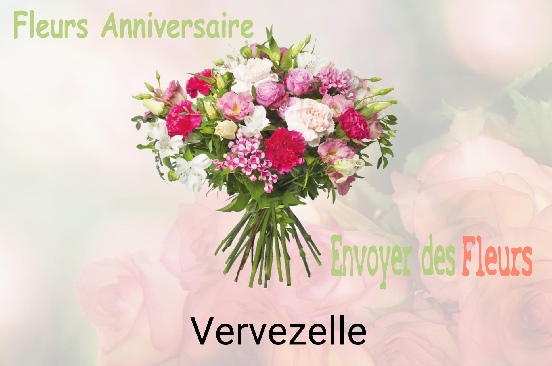 Bouquet de fleurs d’anniversaire livré à Vervezelle