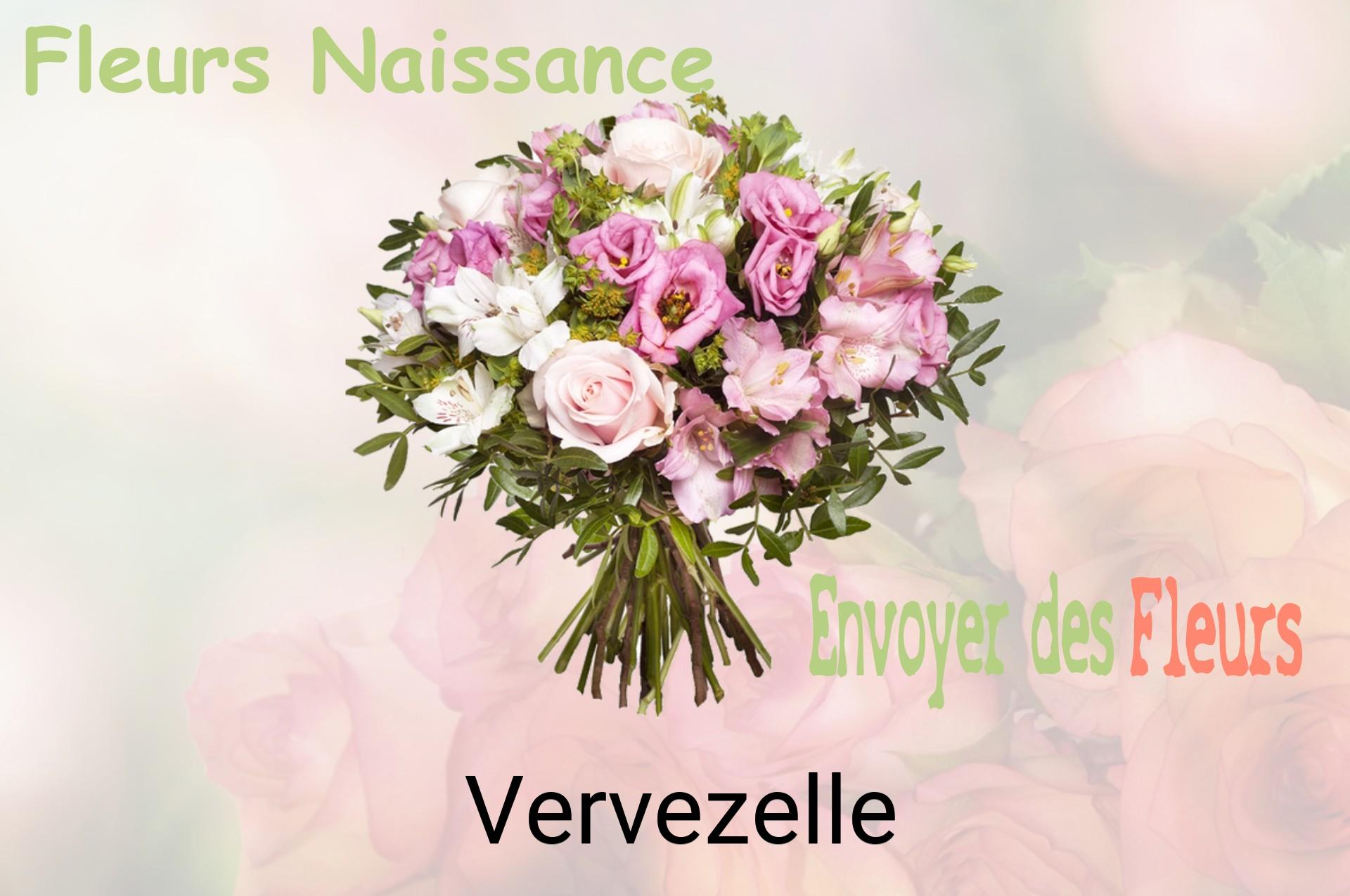 Bouquet de fleurs de naissance livré à Vervezelle